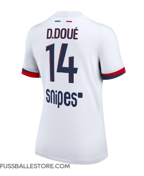 Günstige Paris Saint-Germain Desire Doue #14 Auswärtstrikot Damen 2025-26 Kurzarm Günstige Paris Saint-Germain Desire Doue #14 Auswärtstrikot Damen 2025-26 Kurzarm